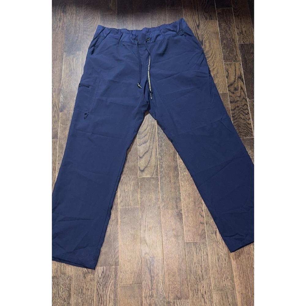 Med Couture Activate Yoga Women's Scrub Pants-8747, Navy Blue, Size XL